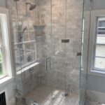 Neo Angle Shower installed and designed by Harmony Glass NJ