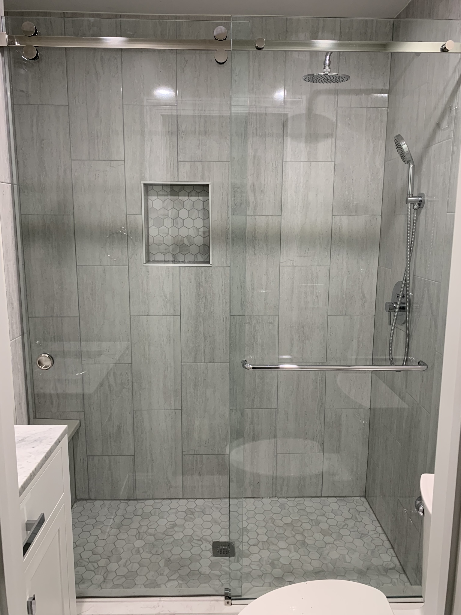 Serenity Kit Installation from Harmony Glass NJ