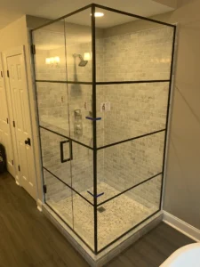 Custom Shower design for a client in NJ by Harmony Glass