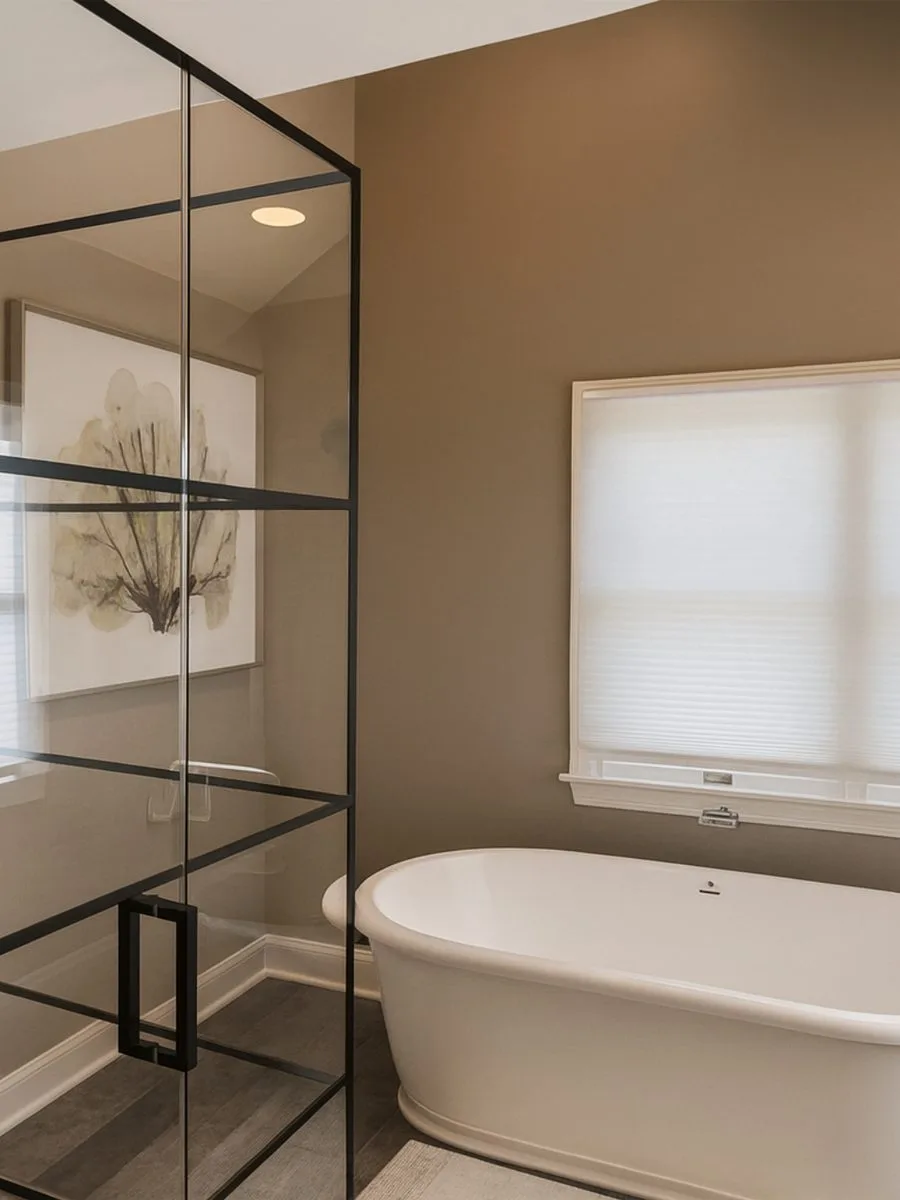 Custom Shower and Tub design by Harmony Glass & Shower Doors