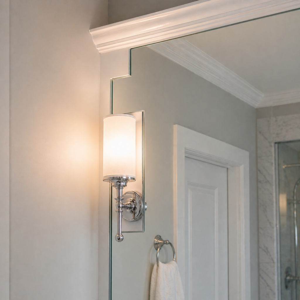 Mirror with Lighting Cutout Toms River New Jersey