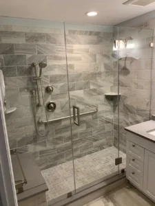 Inline Door and Panels Glass to Glass